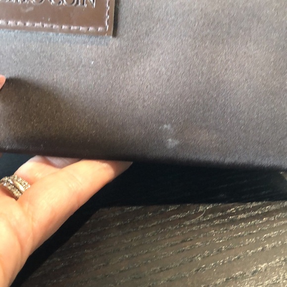 Roberto Coin jewelry travel case many zipper pockets dark brown 9x5 - Picture 7 of 7